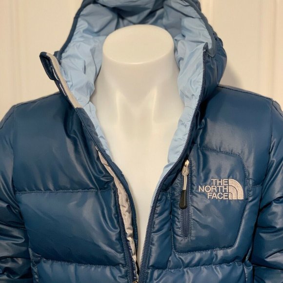NORTH FACE - Blue, Down "Tahoe Hoody" Jacket - LAST ONE LEFT! Warm Winter Jacket - Picture 4 of 6